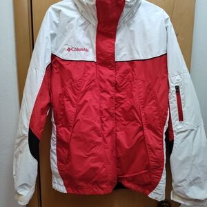 Columbia Red and White Jacket